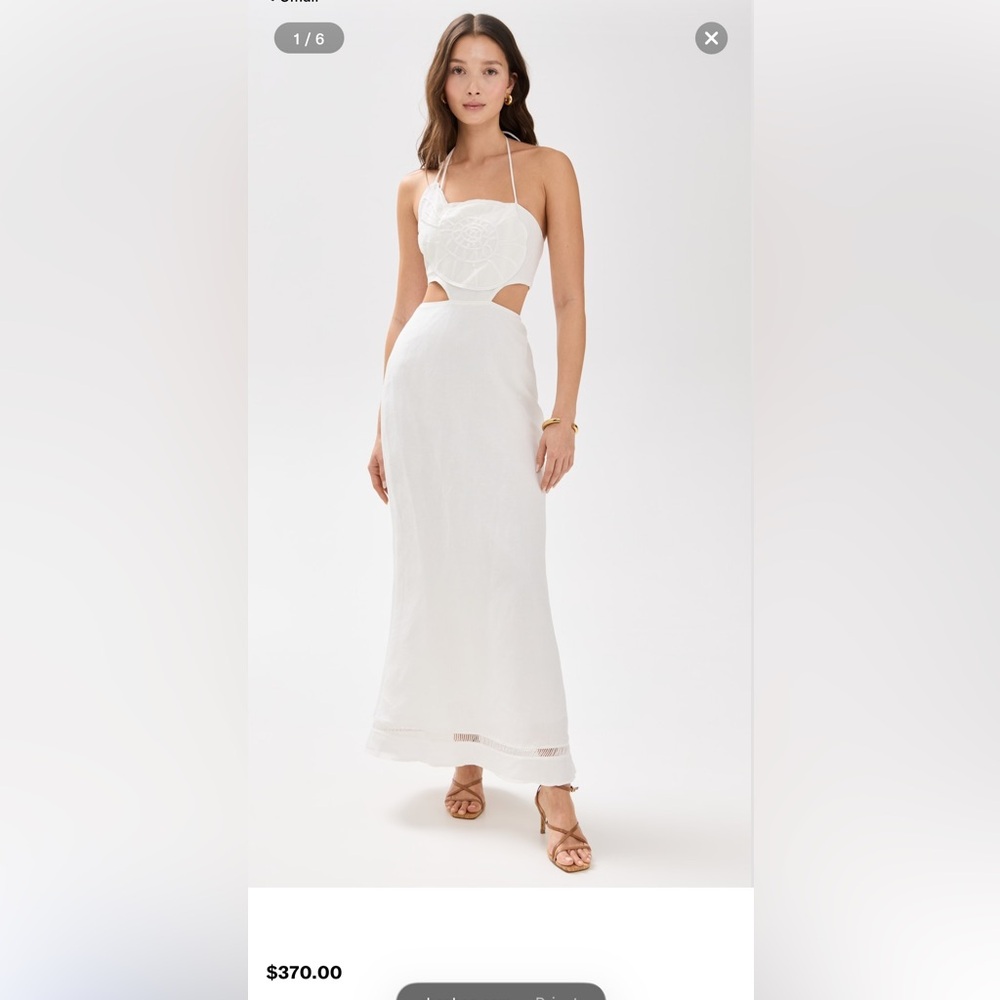 Wolf Gang white dress NWT
